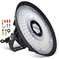 Los mejores  - 150W Campana LED Industrial UFO ANTEN | 5000K 22500LM IP65 | Ángulo de haz de 90 °| Lámpara de Alta Bahía | AC100-277V…